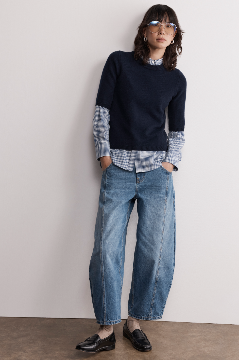 Caley Knitted Top - Midnight