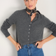 Katie Cashmere Cardigan - Grey Marl