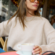 Liana Chunky Crew Neck Jumper - Taupe
