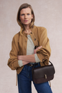 Hallie Collarless Jacket - Toffee