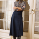 DB x WYSE Wrap Skirt - Midnight