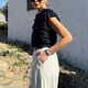 Cath x WYSE Antibes Top - Midnight