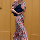 Fabienne Silk Dress - Ditsy