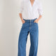 Freya Wide Leg Jean - Mid Wash