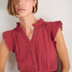Jacinda Dress - Sangria Red