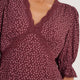 Jamie Dress - Merlot Seed Print