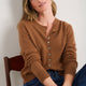 Katie Cashmere Cardigan - Toffee