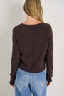Katie Cashmere Cardigan - Cocoa