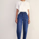 Kaya Cargo Barrel Jean - Mid Wash