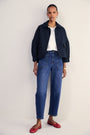 Kaya Cargo Barrel Jean - Mid Wash