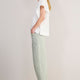 Kaya Cargo Barrel Jean - Olive Stripe