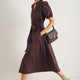 Kelly Dress - Pecan Brown