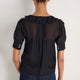 Laurent Silk Blouse - Black