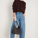 Liana Chunky Crew Neck Jumper - Espresso