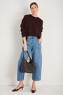 Liana Chunky Crew Neck Jumper - Espresso