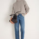 Liana Chunky Funnel Neck Jumper - Taupe Cable