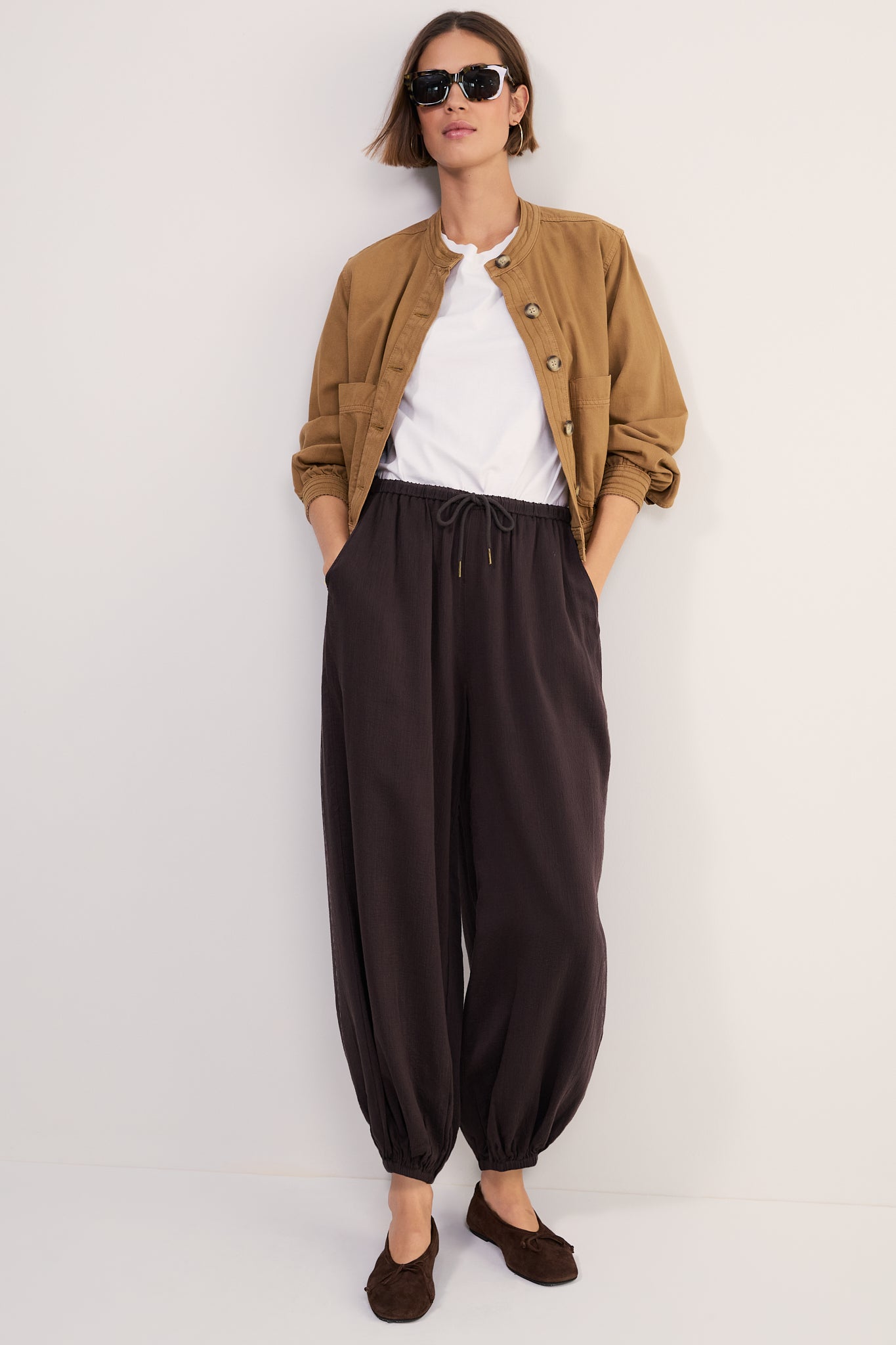 Lola Harem Trouser - Cocoa