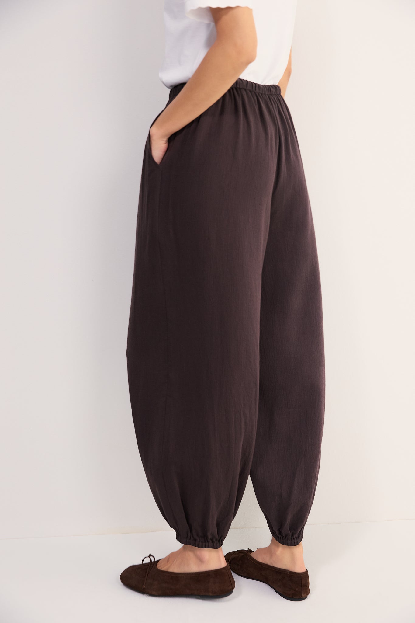 Lola Harem Trouser - Cocoa