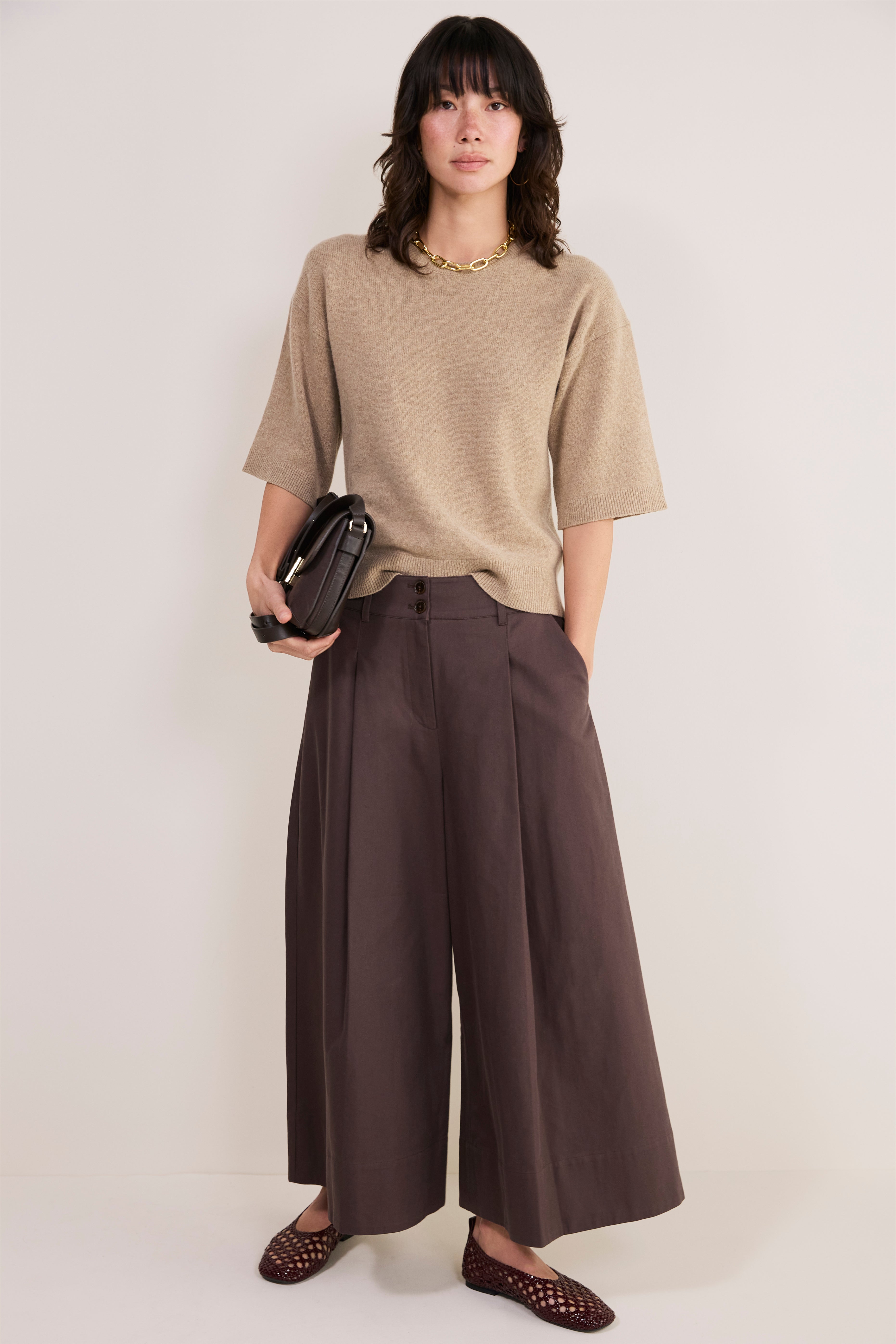 Maeve Knitted Top - Oatmeal
