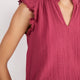 Marlow Top - Sangria Red
