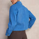 Mia Cropped Jacket - Coastal Blue