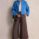 Mia Cropped Jacket - Coastal Blue