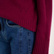 Nelly Roll Neck Jumper - Plum