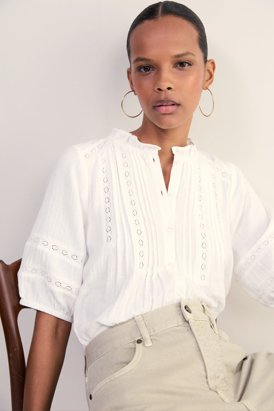 Nina Blouse - White