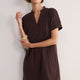 Otti Short Dress - Cocoa