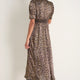 Paulina Dress - Leopard Metallic