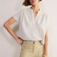 Romy Top - Cocoa/Ecru Stripe