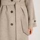 Romy Double Face Wool/Cashmere Coat - Oatmeal Marl