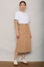 Rosalie Skirt - Tan Stripe