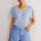 Ruby Soft Scallop Short - Washed Blue