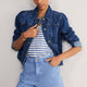 Ruby Soft Scallop Short - Washed Blue