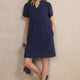 Otti Short Dress - Deep Midnight