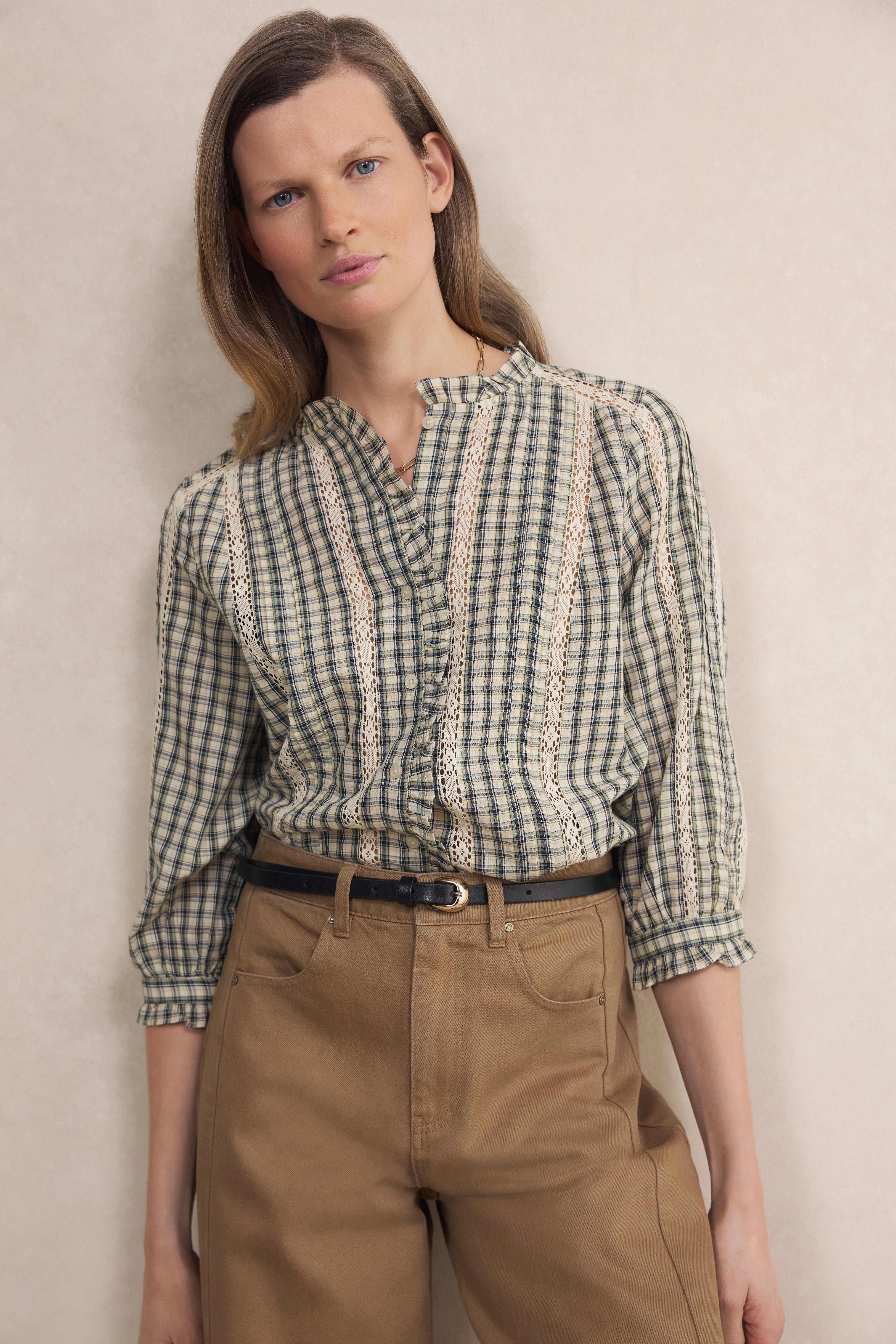 Nelly Blouse - Multi Check