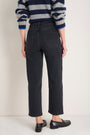 Saffie Straight Leg Jean - Washed Black