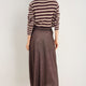 Sathony Metallic Skirt - Cocoa