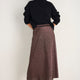 Sathony Metallic Skirt - Cocoa