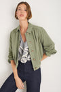 Sierra Blouse - Midnight/Ivory Check