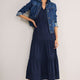 Talya Jersey Dress - Midnight