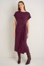 Tia Jersey Dress - Plum