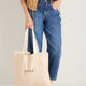 Tote Bag - Tan Stripe