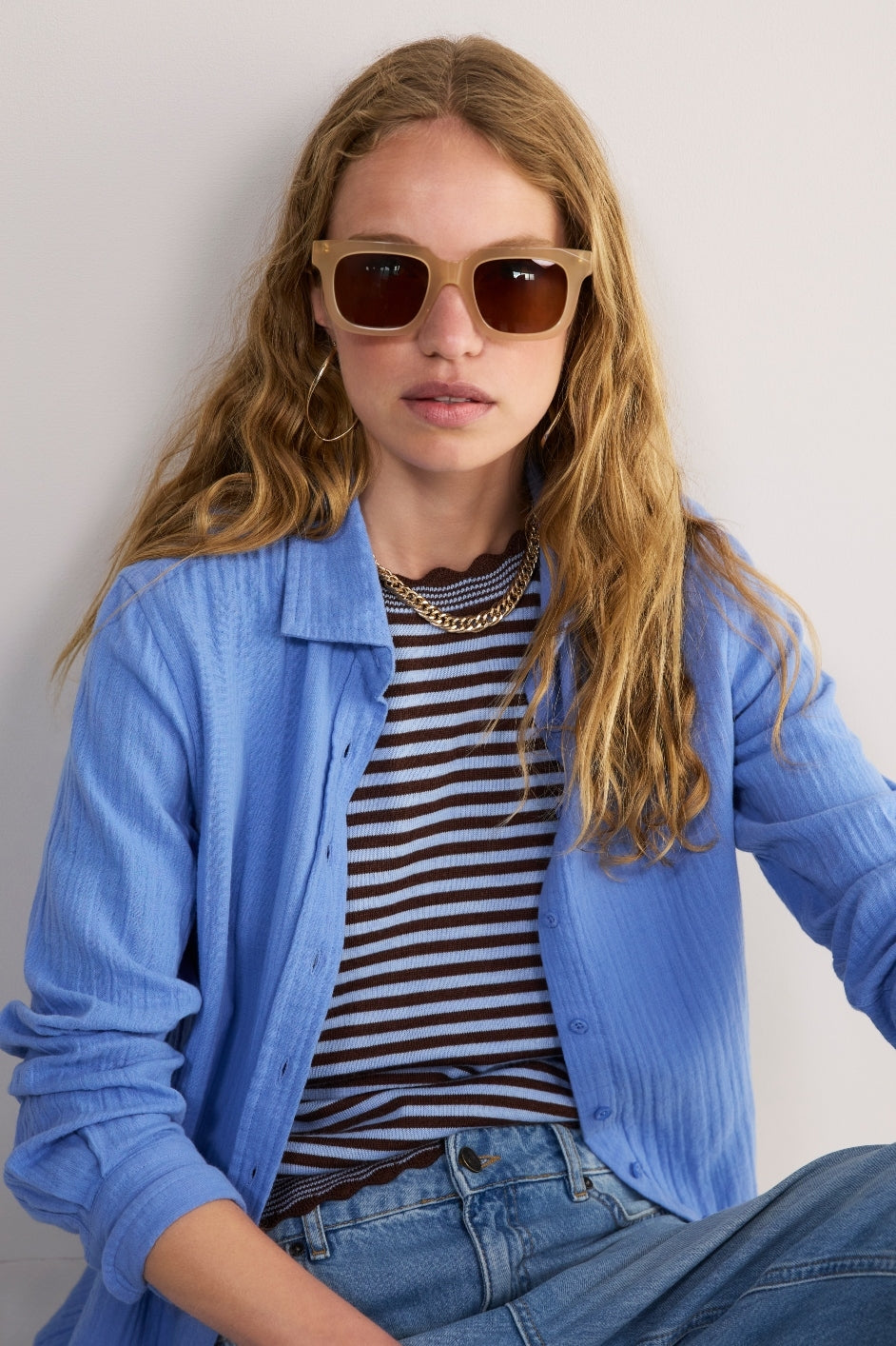 Willow Shirt - Riviera Blue