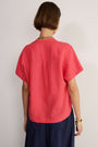 Thandie Linen Top - Watermelon