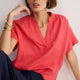 Thandie Linen Top - Watermelon