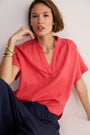 Thandie Linen Top - Watermelon