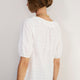 Lucie Broderie Top - White