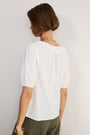 Lucie Broderie Top - White